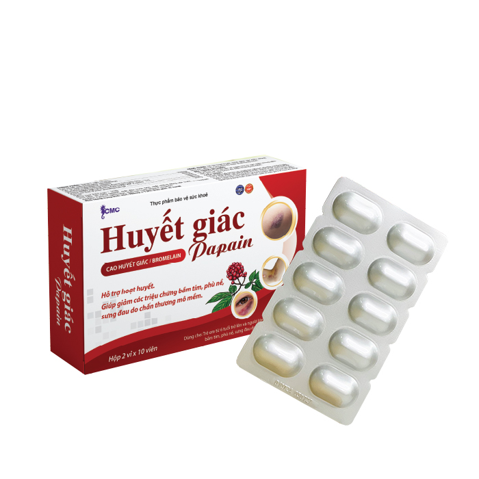 TPBVSK Huyết giác Papain