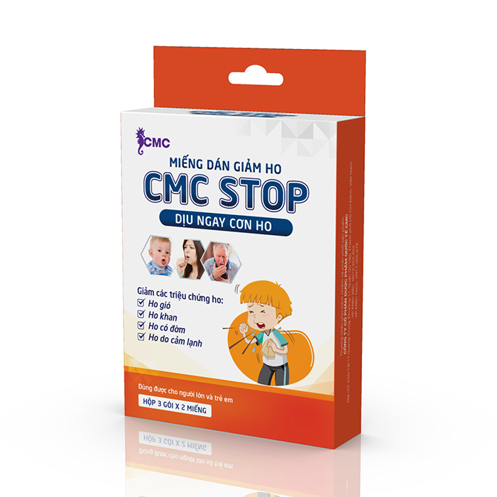 Miếng dán giảm ho CMC Stop