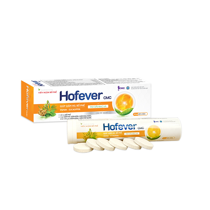 TPBVSK Viên ngậm Bổ phế Hofever CMC