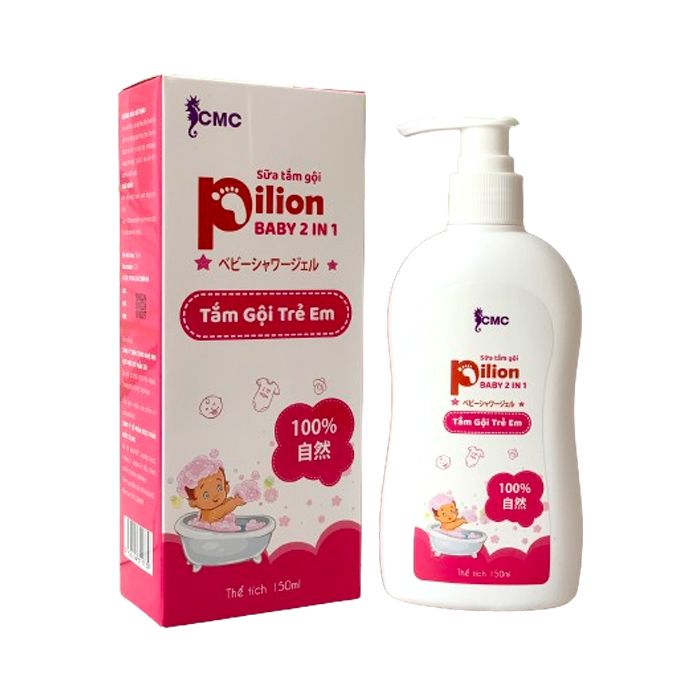 Sữa tắm gội Pilion baby 2 in 1